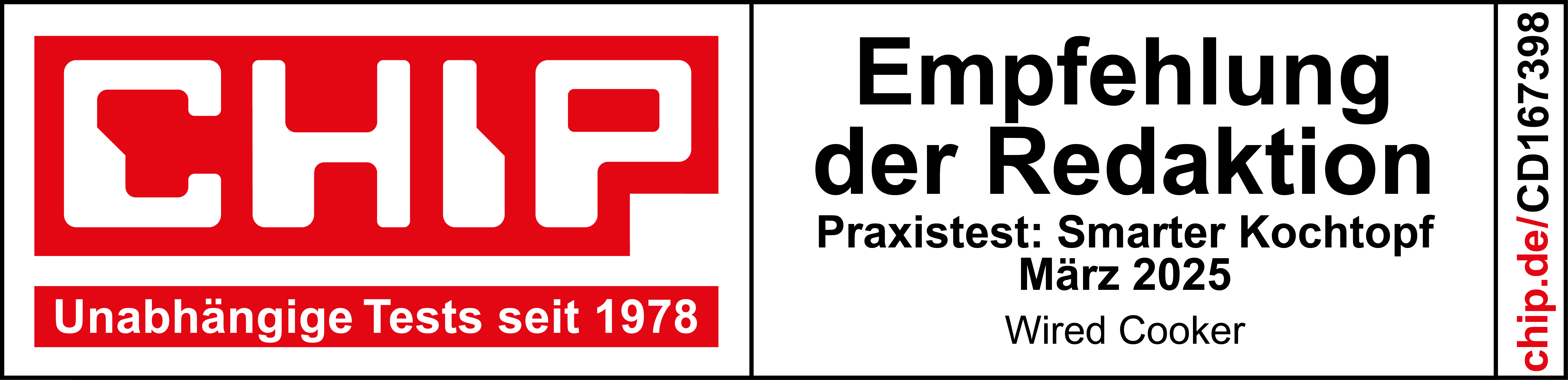 Chip-Redaktion empfiehlt den Wired Cooker März 2025