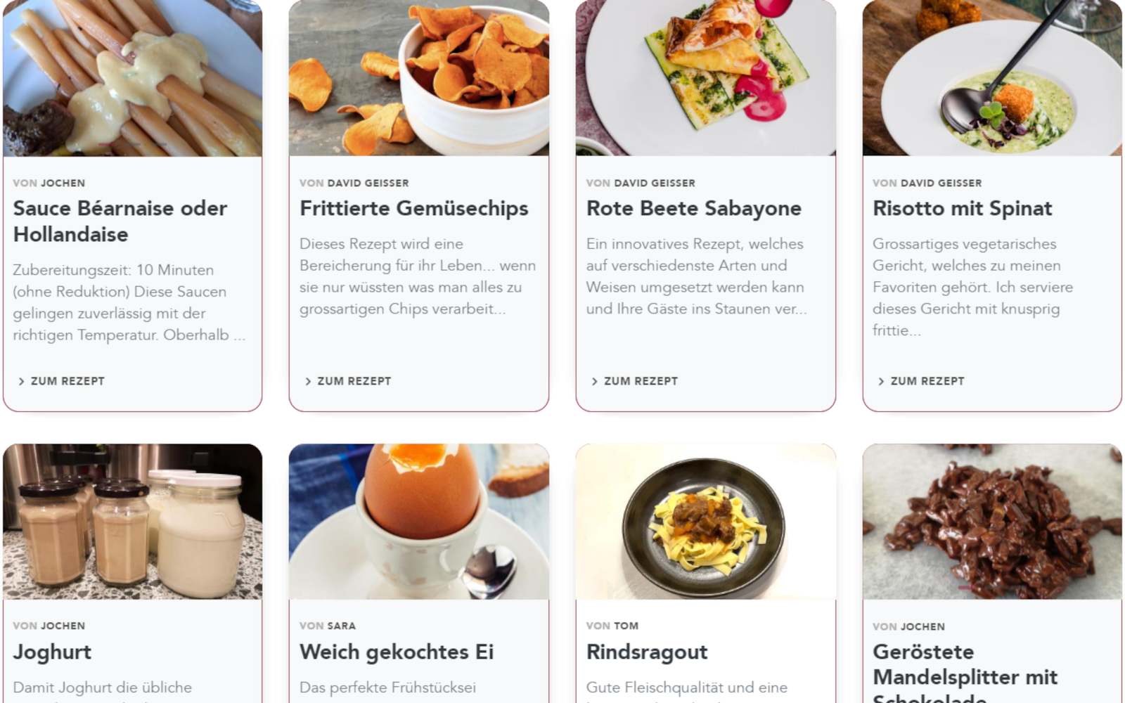 Bild mit Rezeptvorschauen